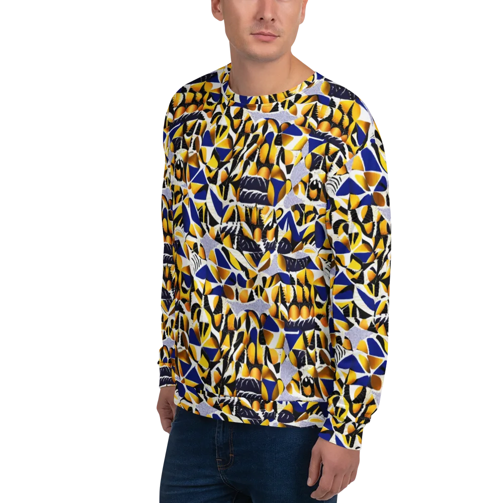 Marigold Current on Sweatshirt — Left Front