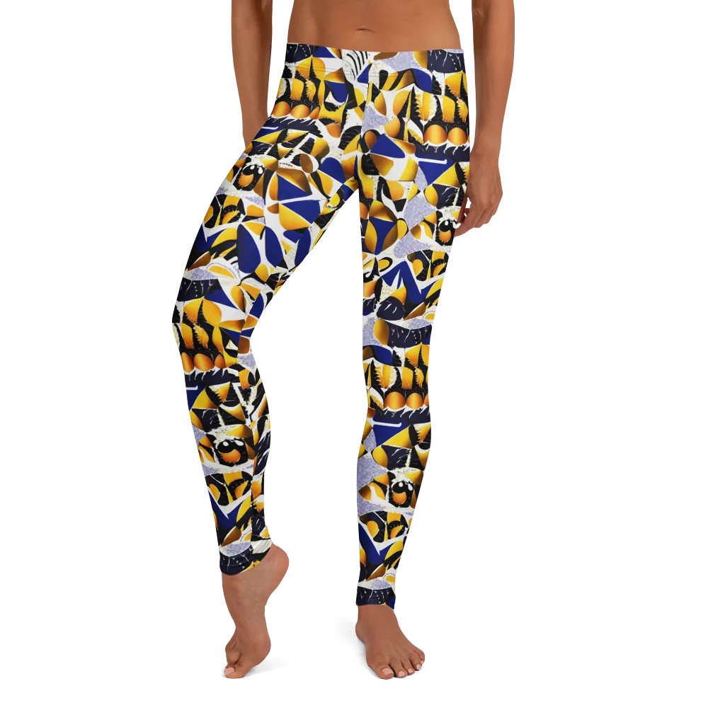 Marigold Current on Leggings — Front