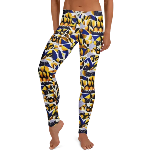 Marigold Current on a Leggings