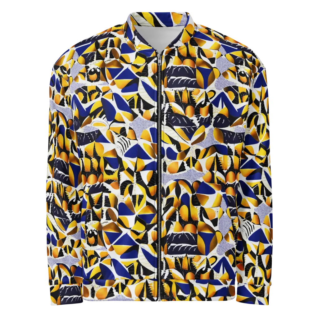 Marigold Current on Bomber Jacket — Front