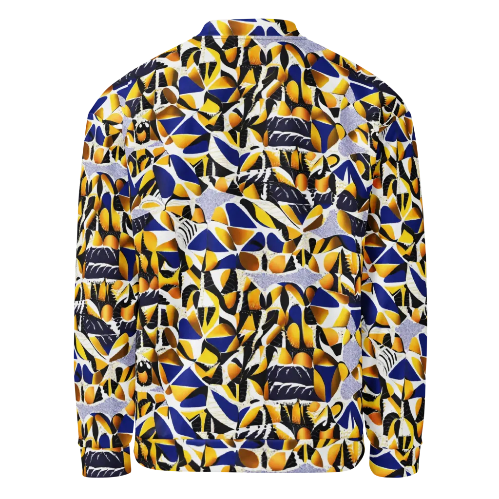 Marigold Current on Bomber Jacket — Back