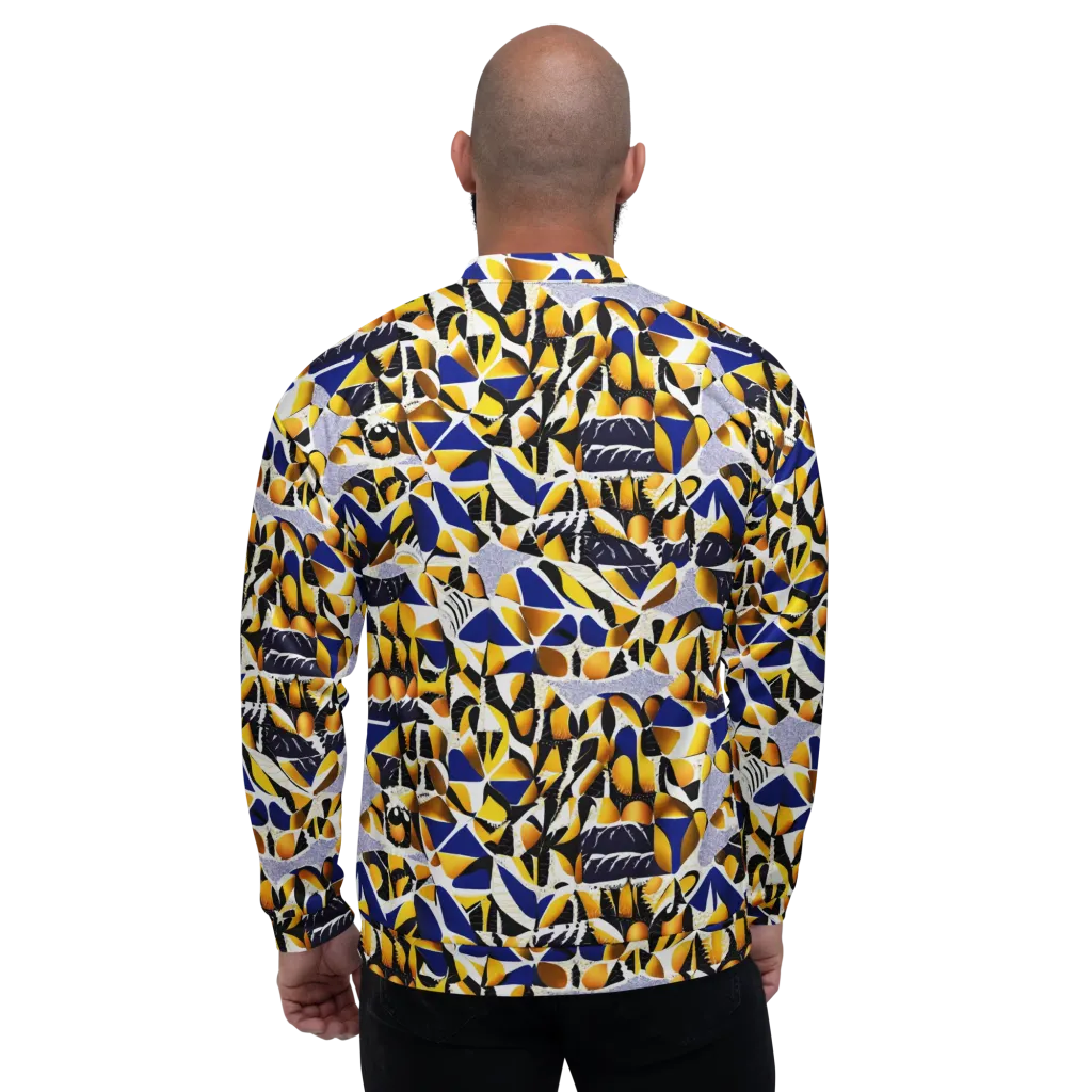 Marigold Current on Bomber Jacket — Back