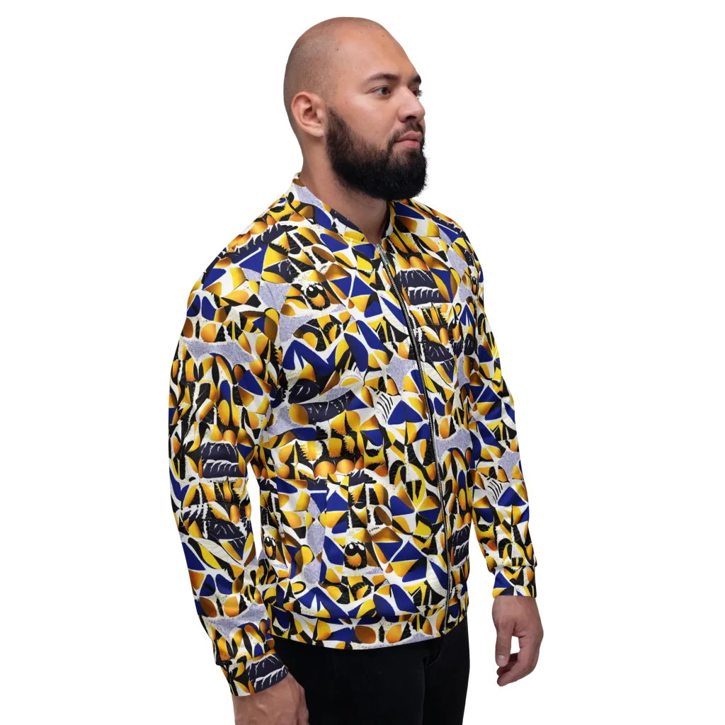 Marigold Current on Bomber Jacket — Right