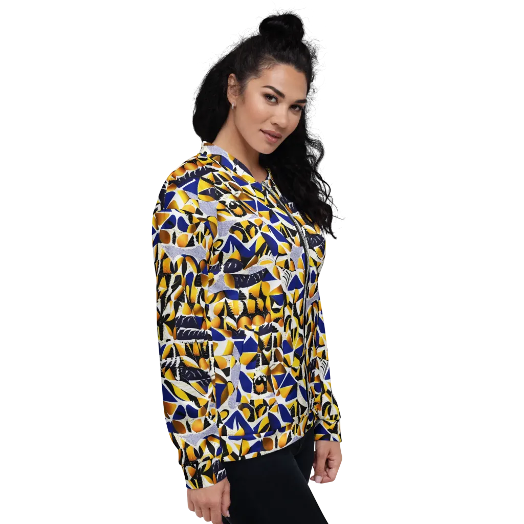Marigold Current on Bomber Jacket — Right