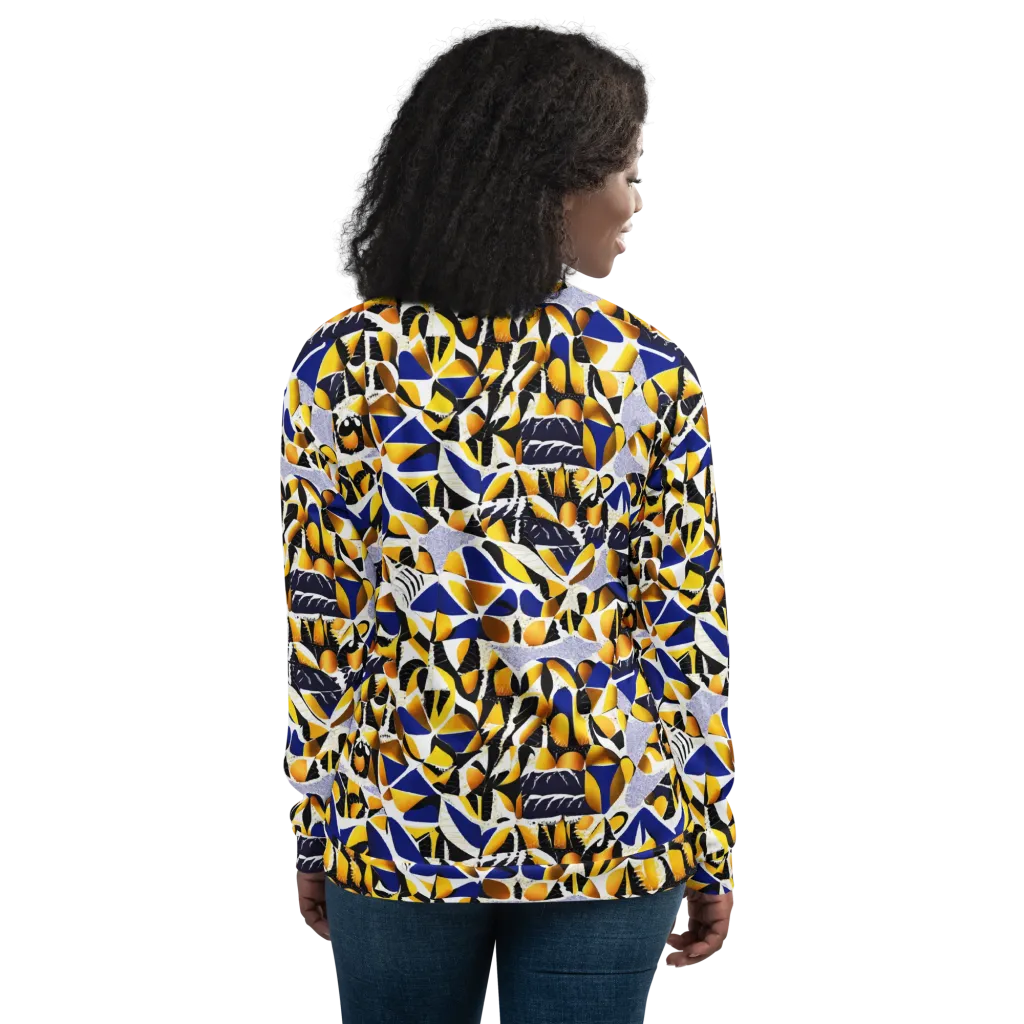 Marigold Current on Bomber Jacket — Back