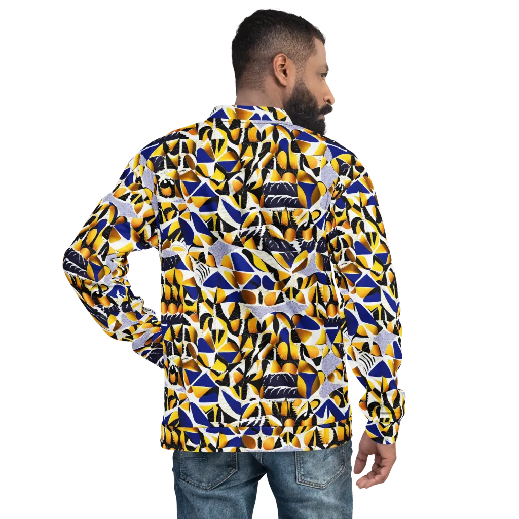 Marigold Current on Bomber Jacket — Back