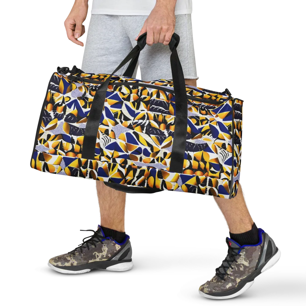 Marigold Current on Duffle Bag — Front