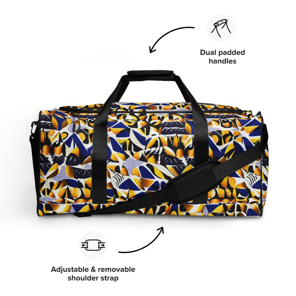 Marigold Current on Duffle Bag — Front