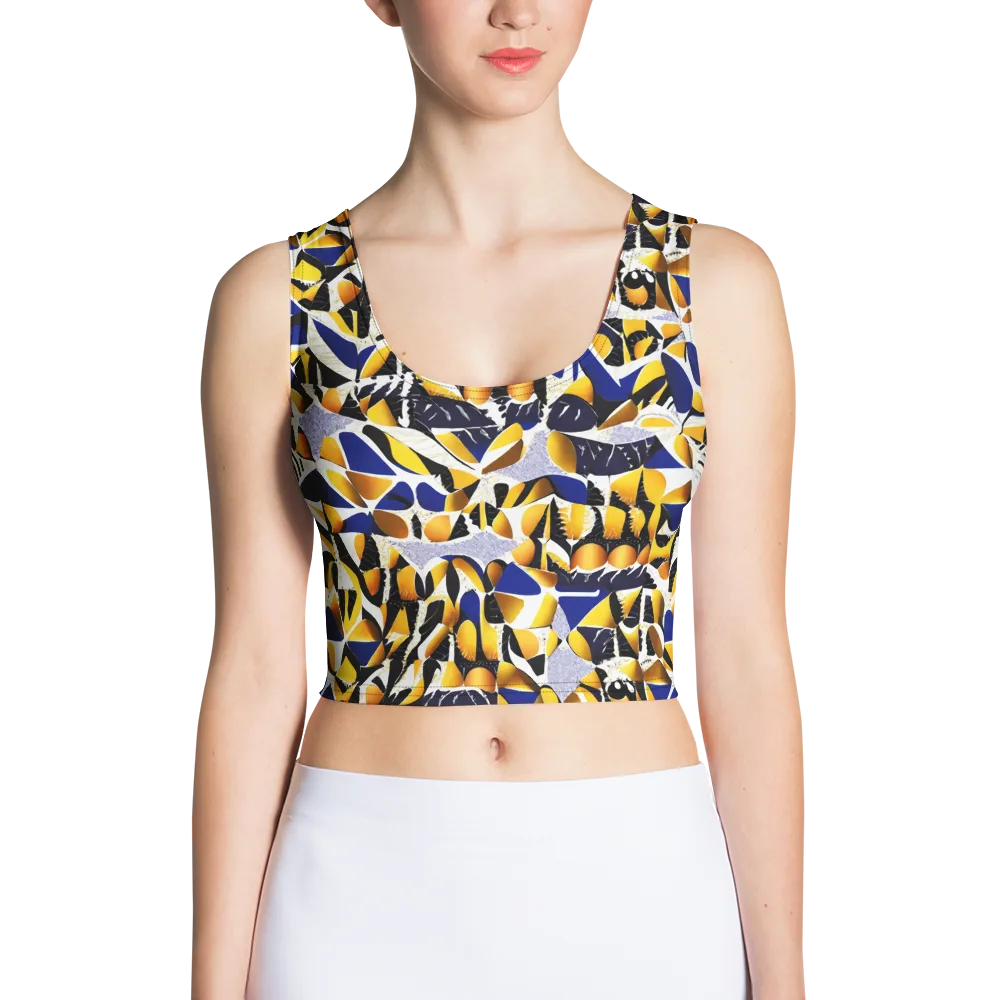 Marigold Current on Crop Top — Front