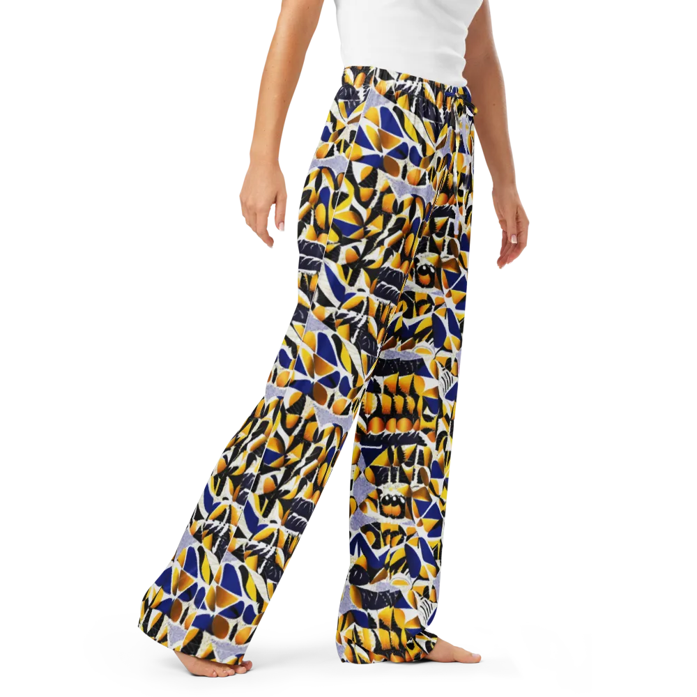 Marigold Current on Women's Pajama Pants — Right Front