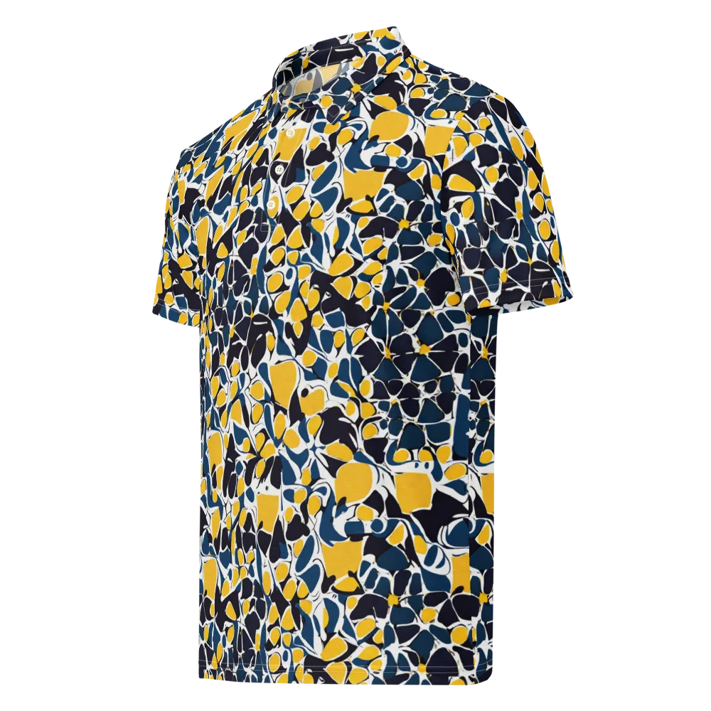 Ink And Citrus on Men's Slim Fit Polo Shirt — Left Front