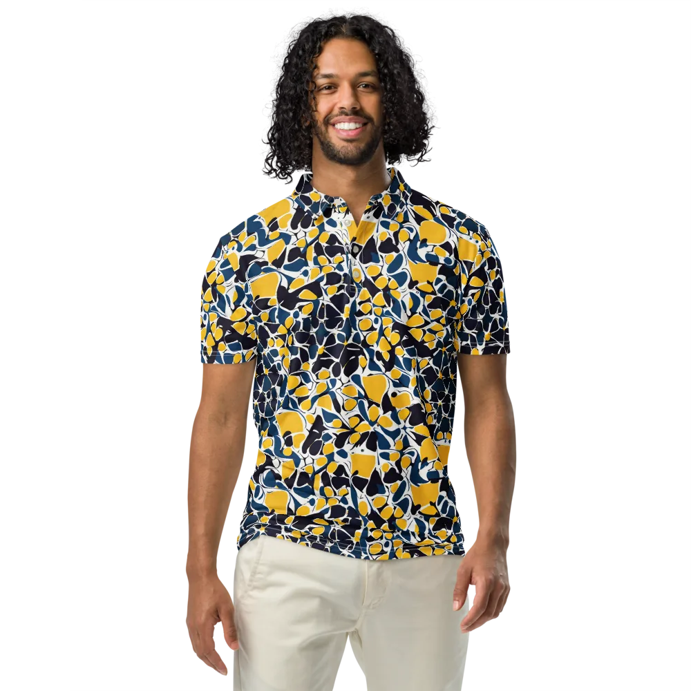 Ink And Citrus on Men's Slim Fit Polo Shirt — Front
