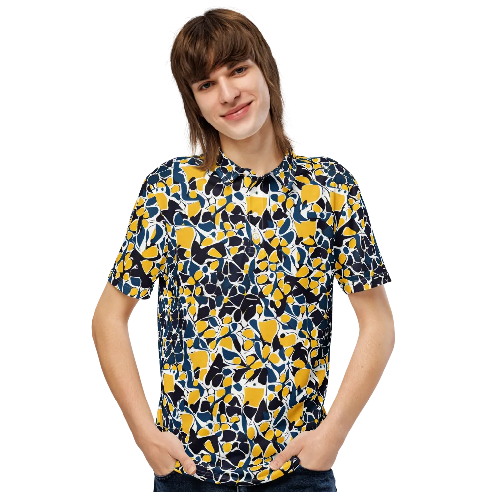 Ink And Citrus on Men's Slim Fit Polo Shirt — Front