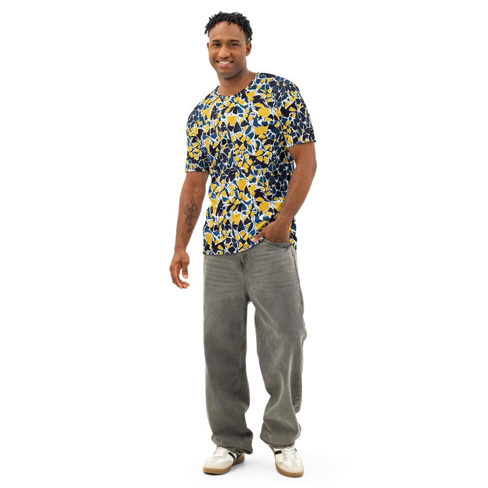 Ink And Citrus on Men's Cotton Crew Neck T-Shirt — Front