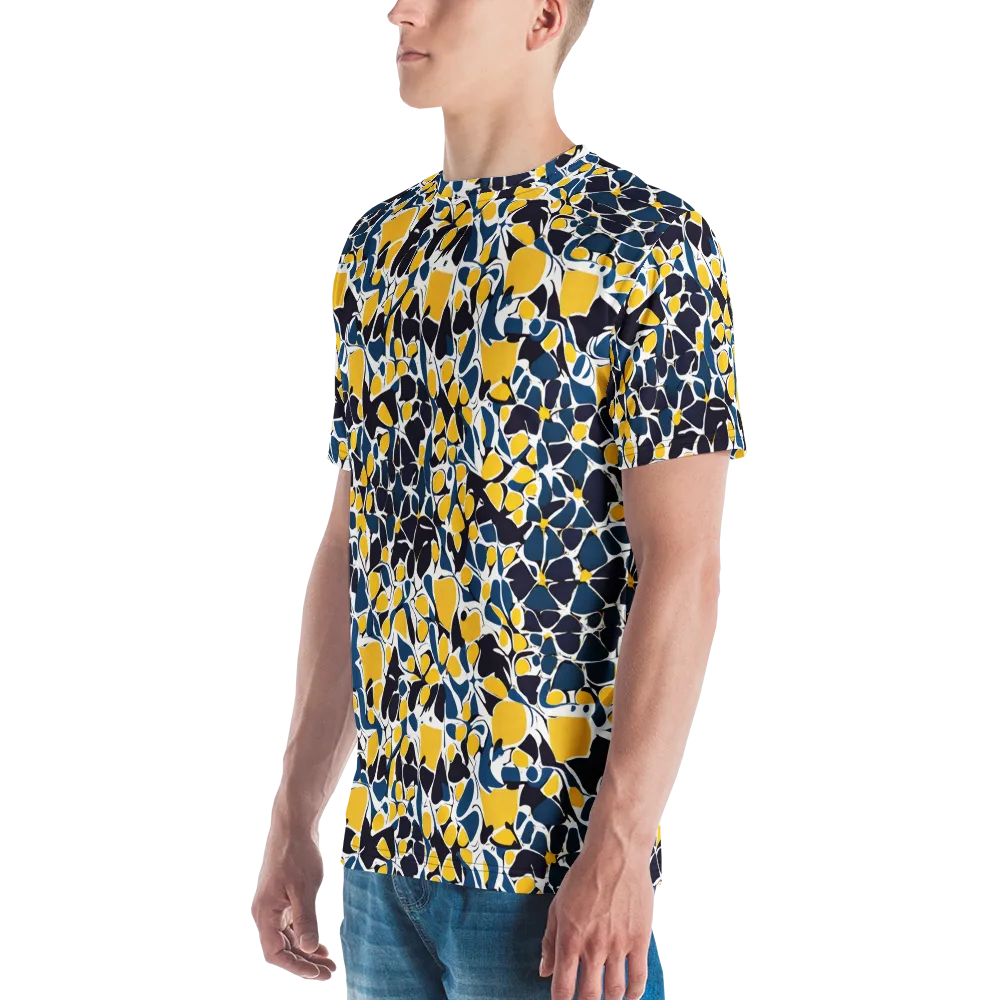 Ink And Citrus on Men's Crew Neck T-Shirt — Left