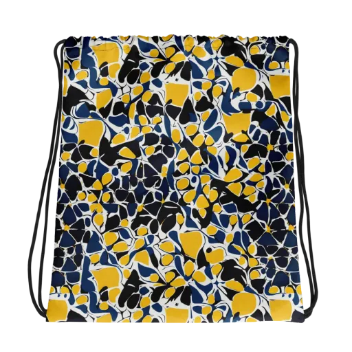 Ink And Citrus on a Drawstring Bag