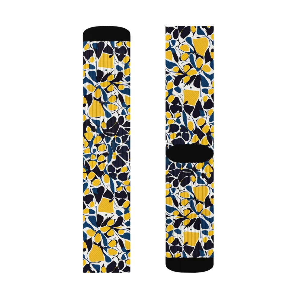 Ink And Citrus on Socks — Left Sock