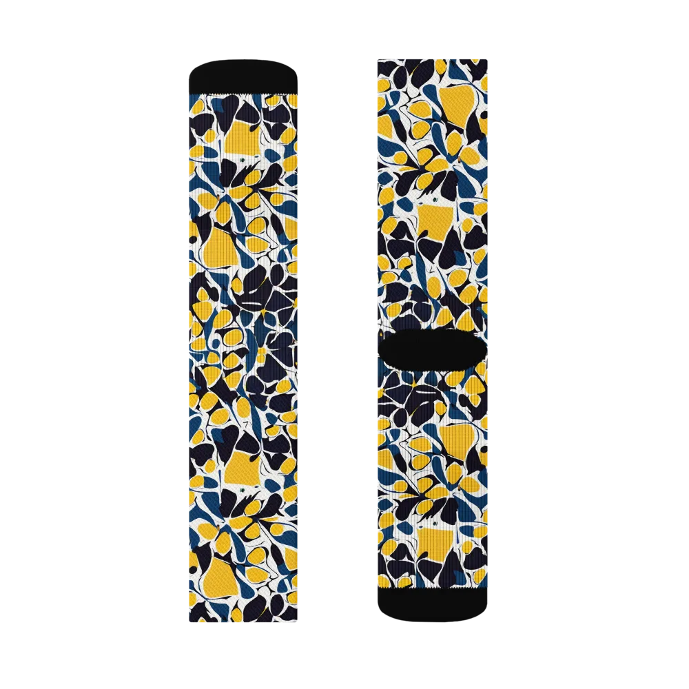 Ink And Citrus on Socks — Right Sock