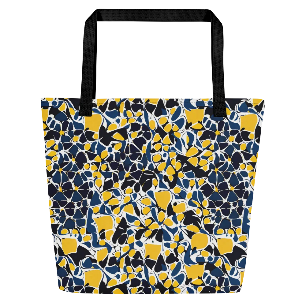 Ink And Citrus on Large Tote Bag W/ Pocket — Front