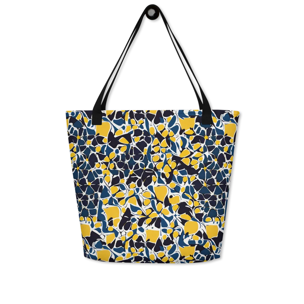 Ink And Citrus on Large Tote Bag W/ Pocket — Front