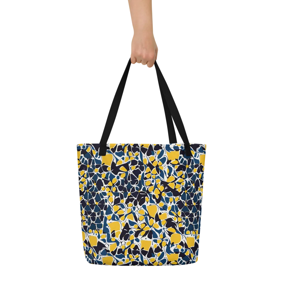 Ink And Citrus on Large Tote Bag W/ Pocket — Front