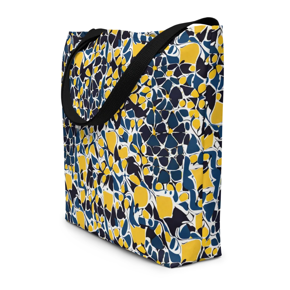 Ink And Citrus on Large Tote Bag W/ Pocket — Front