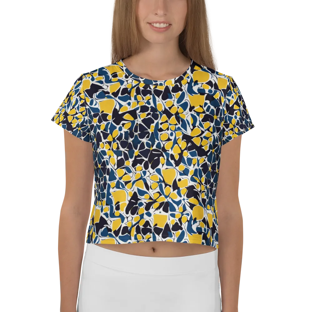 Ink And Citrus on Crop Tee — Front