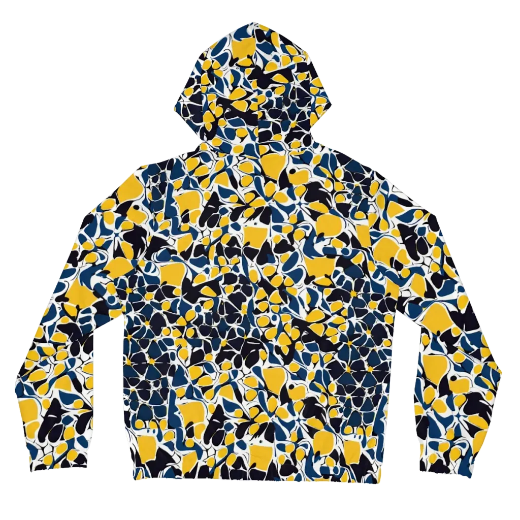 Ink And Citrus on Women's Full-Zip Hoodie — Back