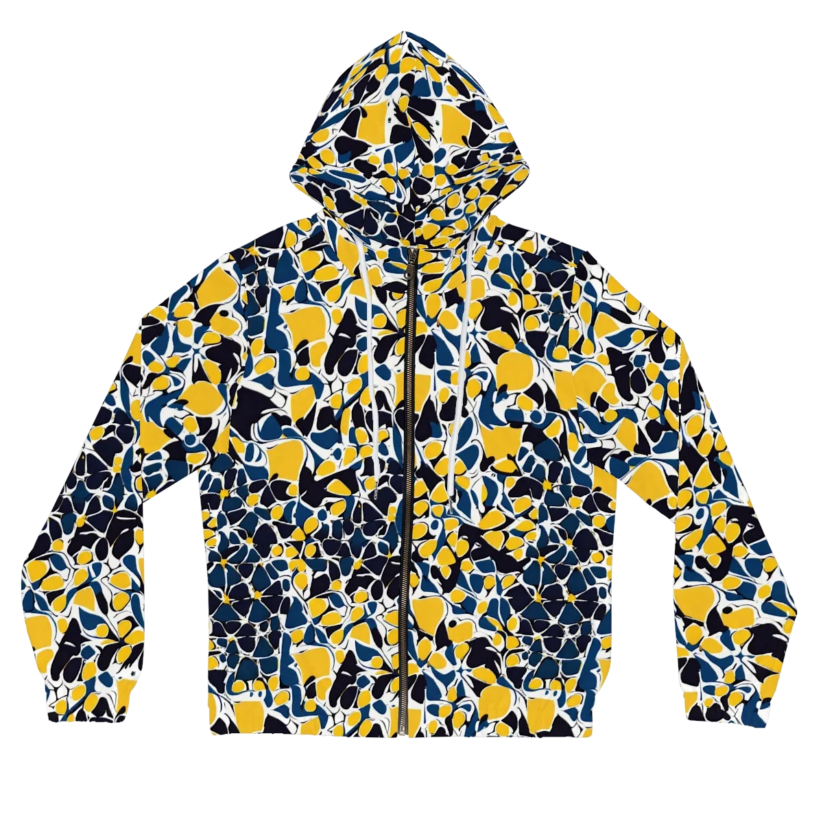 Ink And Citrus on Women's Full-Zip Hoodie — Front