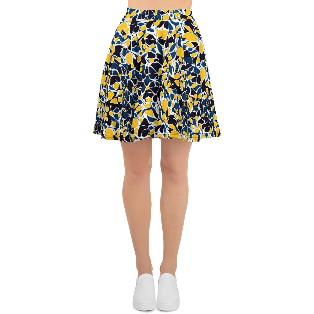 Ink And Citrus on Skater Skirt — Front