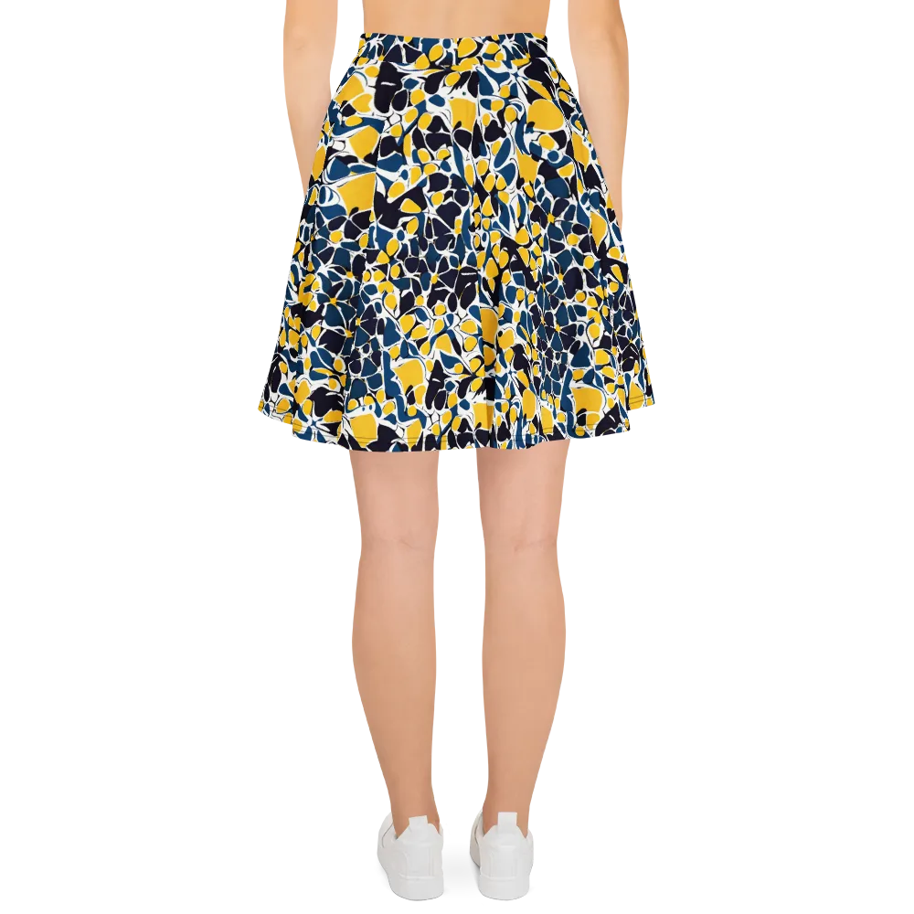 Ink And Citrus on Skater Skirt — Back