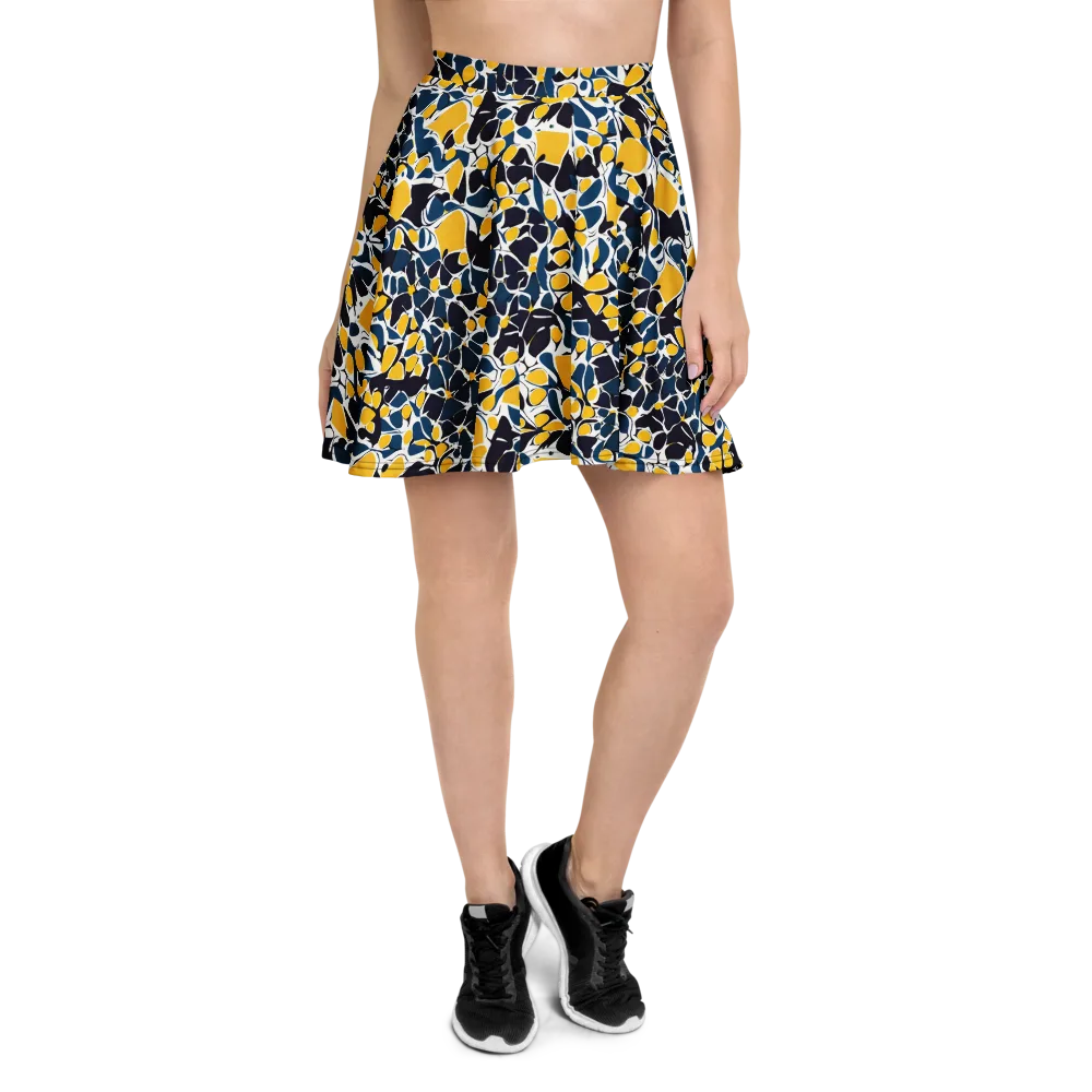 Ink And Citrus on Skater Skirt — Front