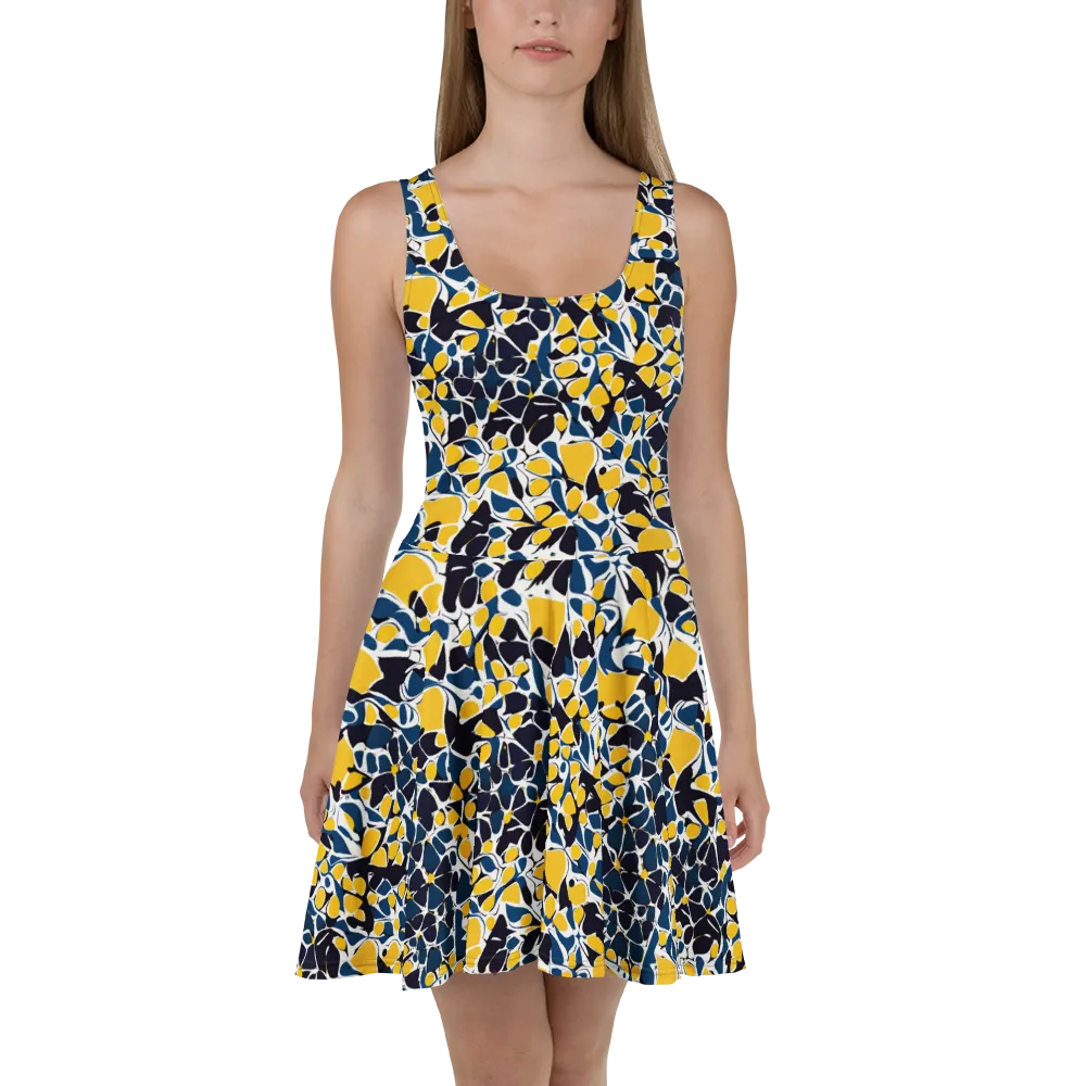 Ink And Citrus on Skater Dress — Front