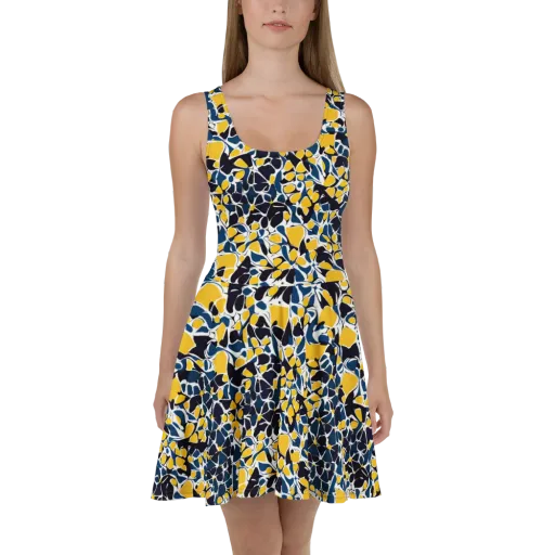 Ink And Citrus on a Skater Dress