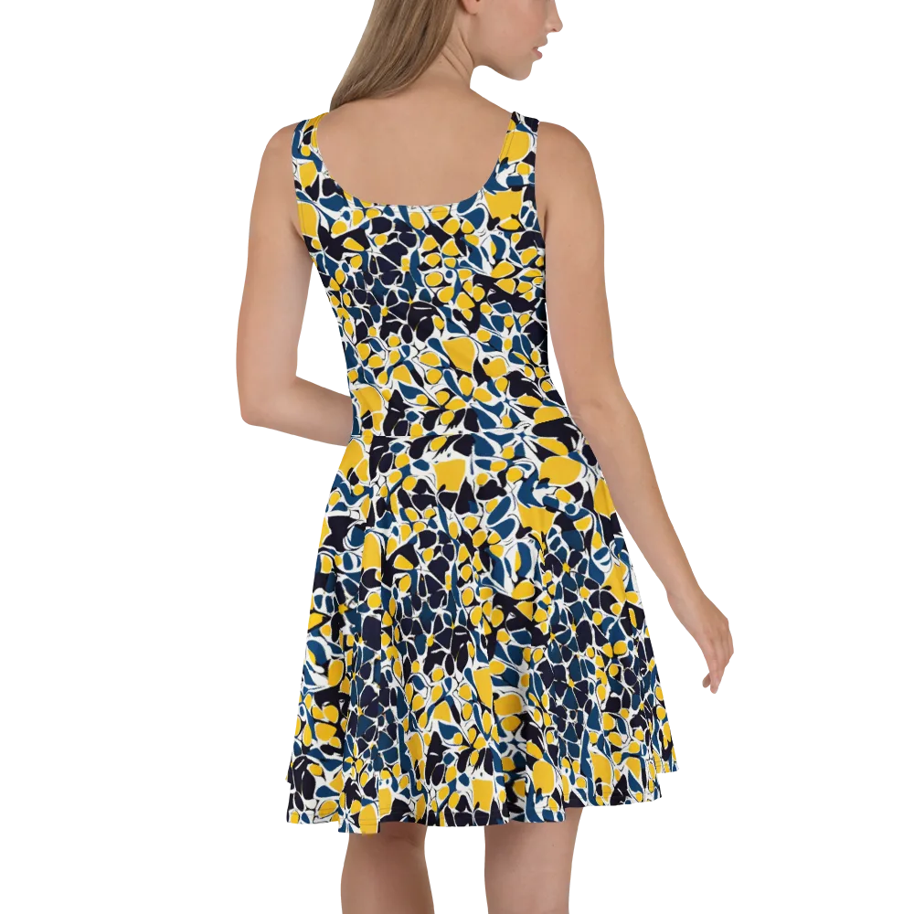 Ink And Citrus on Skater Dress — Back