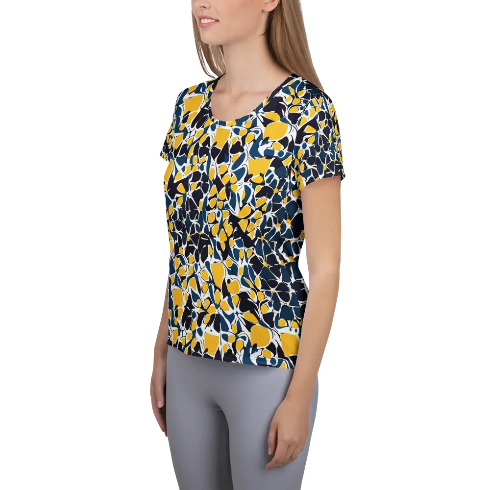 Ink And Citrus on Women's Athletic T-Shirt — Left