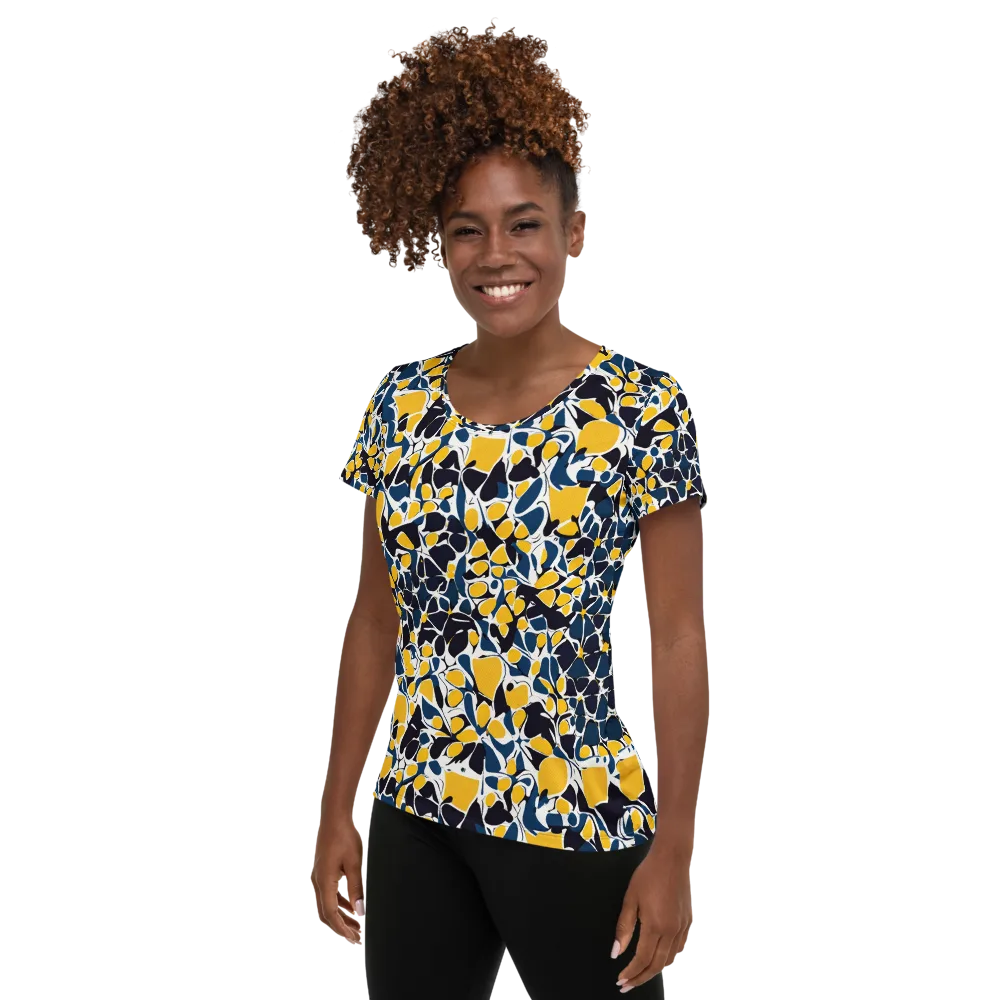 Ink And Citrus on Women's Athletic T-Shirt — Left