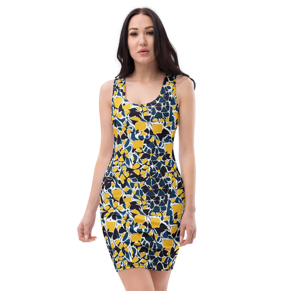 Ink And Citrus on Bodycon Dress — Front
