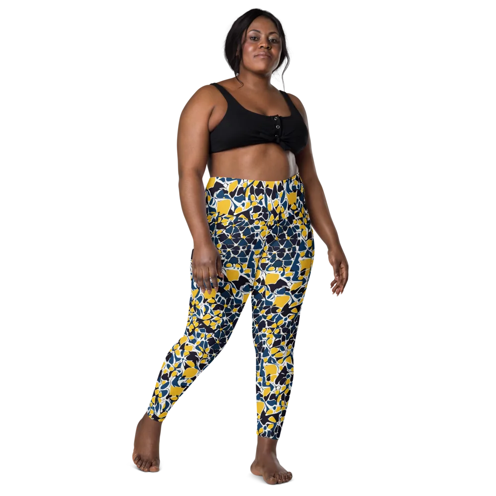 Ink And Citrus on Leggings with Pockets — Front