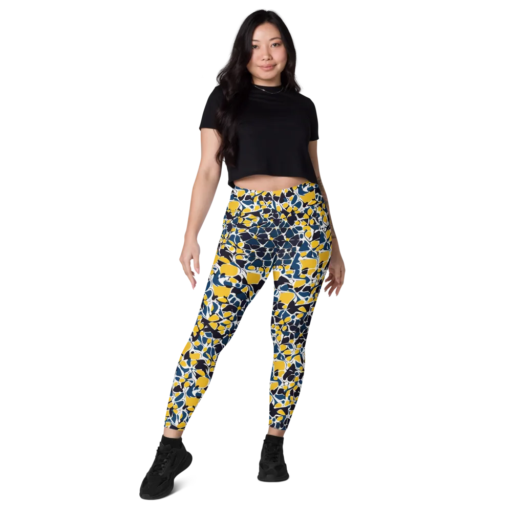 Ink And Citrus on Leggings with Pockets — Front