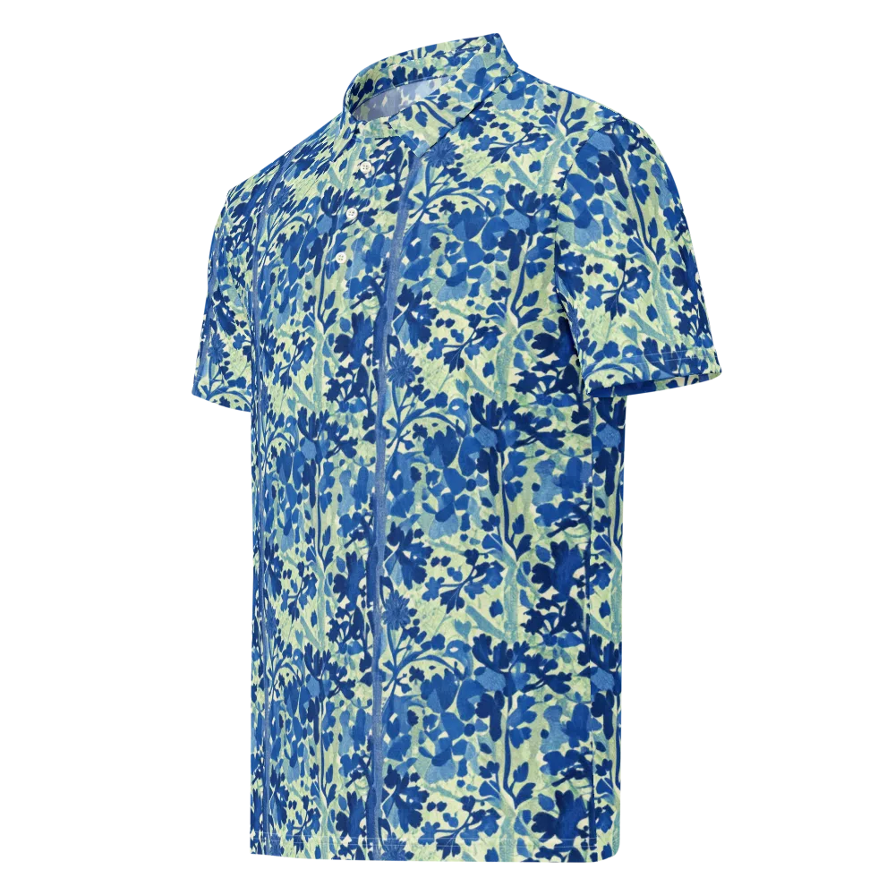 Indigo Conservatory on Men's Slim Fit Polo Shirt — Left Front