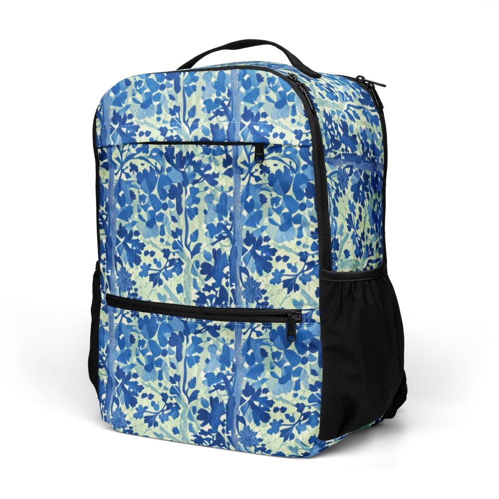 Indigo Conservatory on Utility Backpack — Left Front