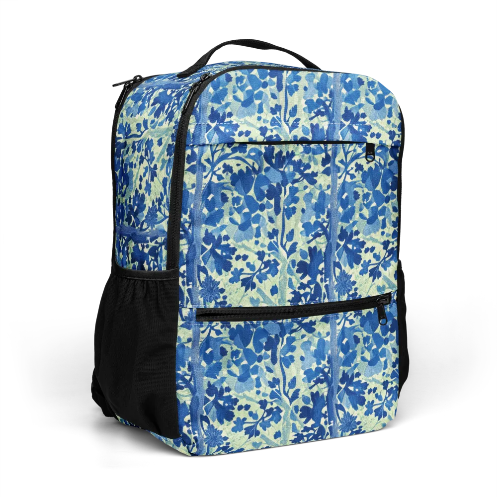 Indigo Conservatory on Utility Backpack — Right Front