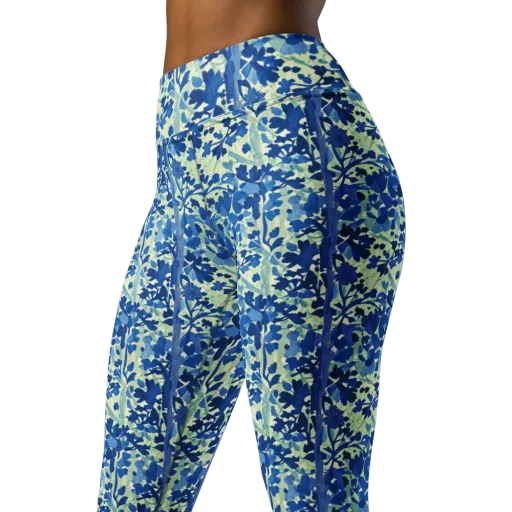 Indigo Conservatory on a Yoga Leggings