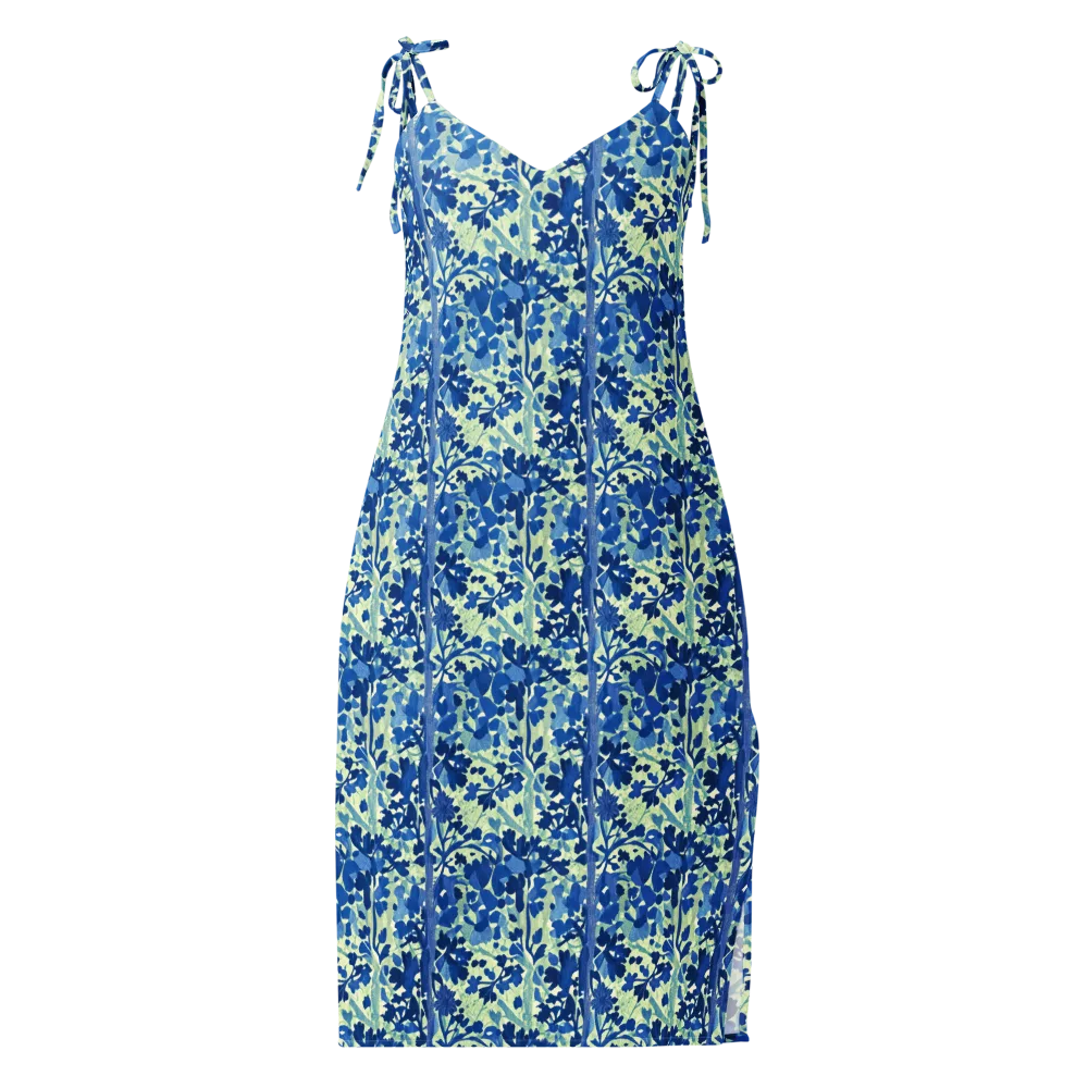 Indigo Conservatory on Slip Dress — Front