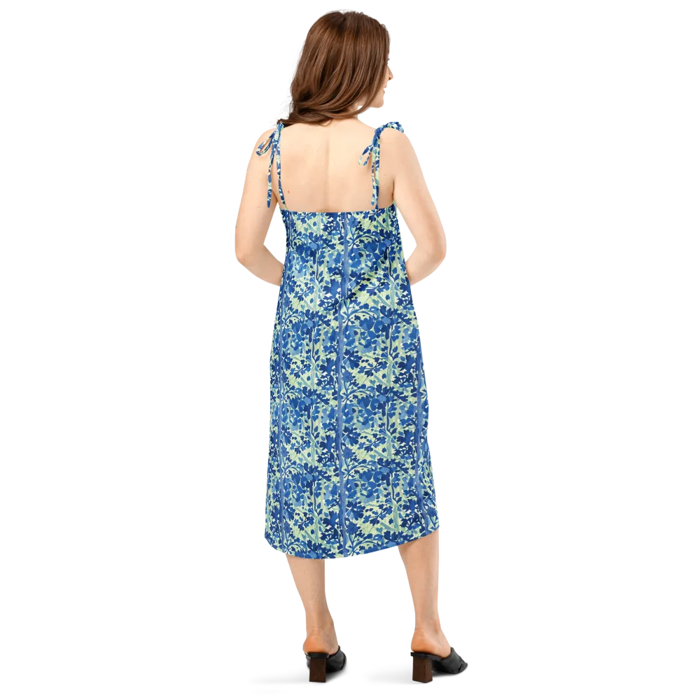 Indigo Conservatory on Slip Dress — Back