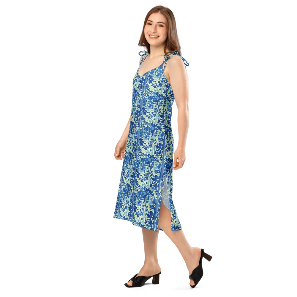 Indigo Conservatory on Slip Dress — Left Front