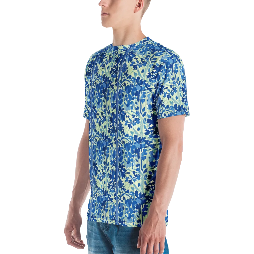 Indigo Conservatory on Men's Crew Neck T-Shirt — Left