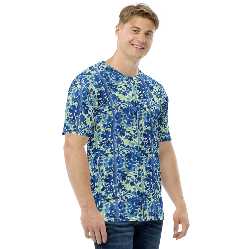 Indigo Conservatory on Men's Crew Neck T-Shirt — Right