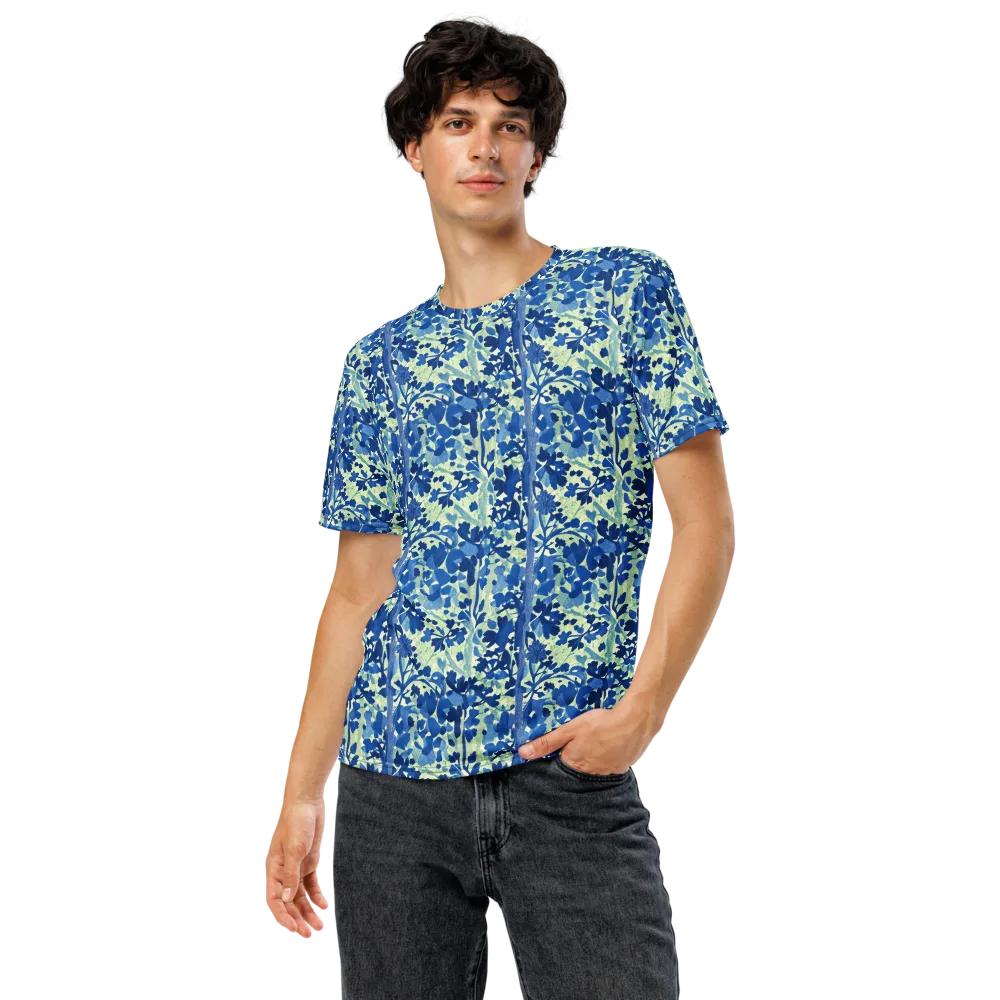 Indigo Conservatory on Men's Crew Neck T-Shirt — Front